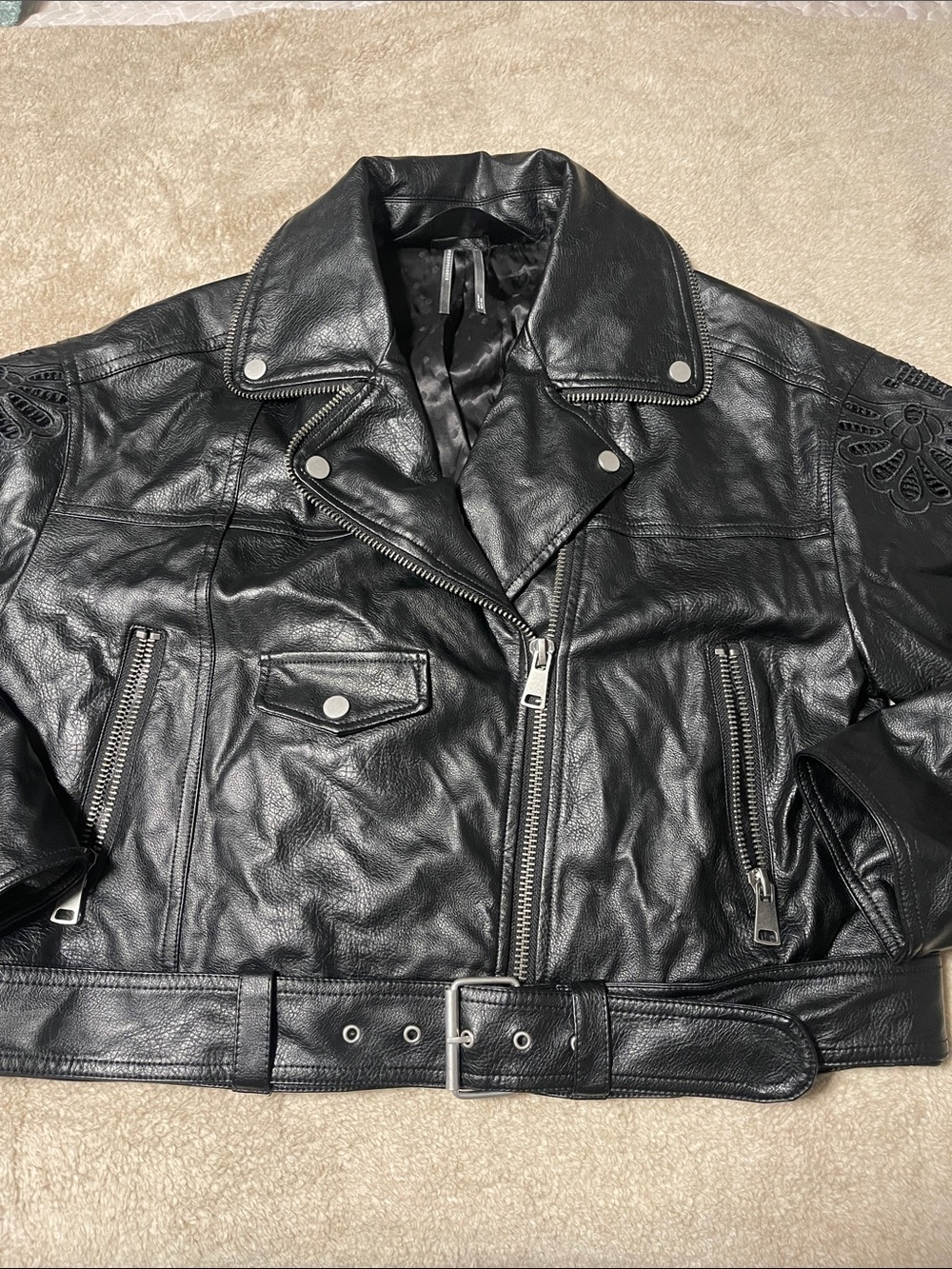 Anthropologie Women’s Leather Jacket